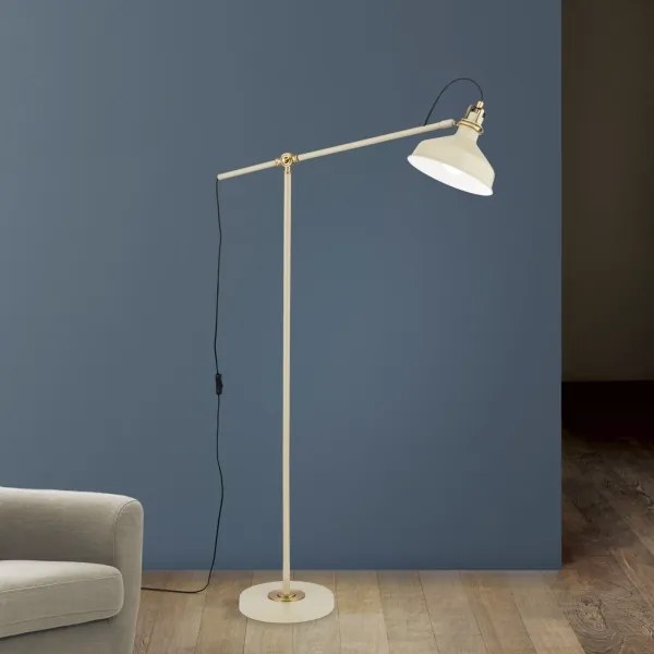 Lampadar Orion Dimmable 12-1192/1 SCHILLER 1xE27/40W/230V crem/bronz