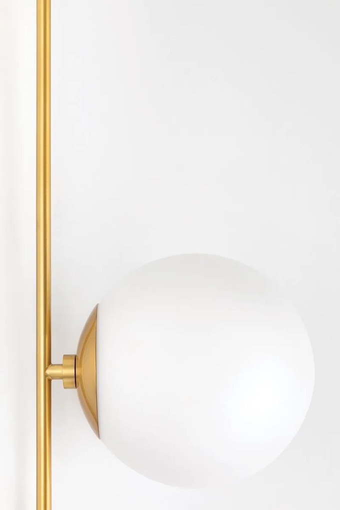 Aplica de perete portabila, cu intrerupator pe cablu, design modern GINA, alama antichizata