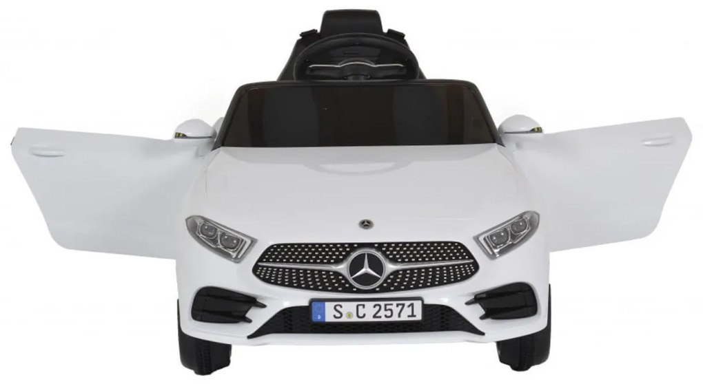 Masinuta Electrica cu acumulator pentru copii NOVOKIDS™ Mercedes CLS 350 4MATIC, Cu telecomanda, Faruri luminoase si muzica, Usi cu deschidere ,