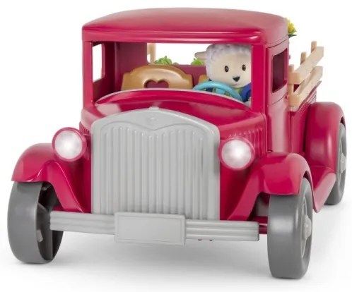 Set de jucării Li'l Woodzeez camionetă de fermier cu stand pentru mâncare 3xAAA