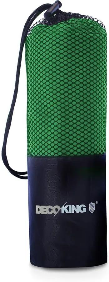 Prosop cu uscare rapidă DecoKing EKEA, 40 x 80 cm, verde