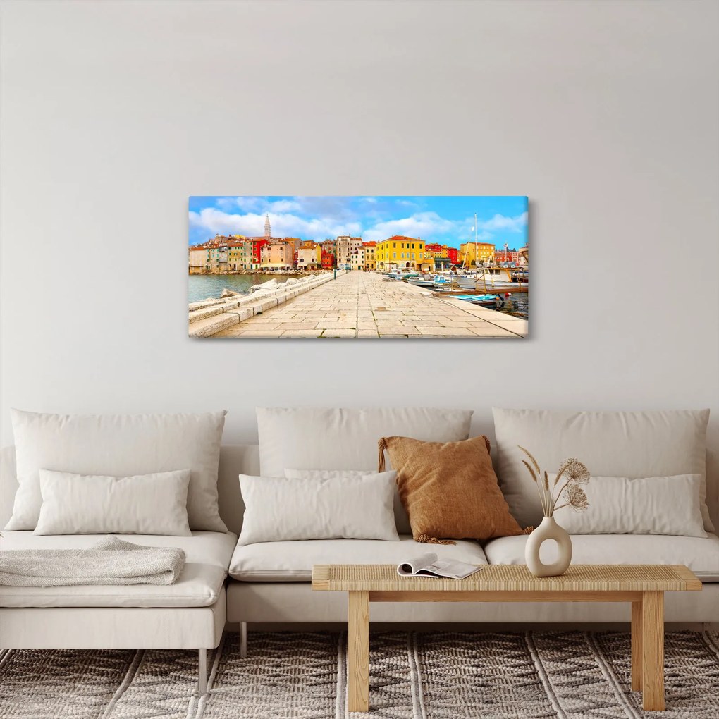 Tablou - Orașul Istrian vechi Poreč, Croația (120x50 cm)