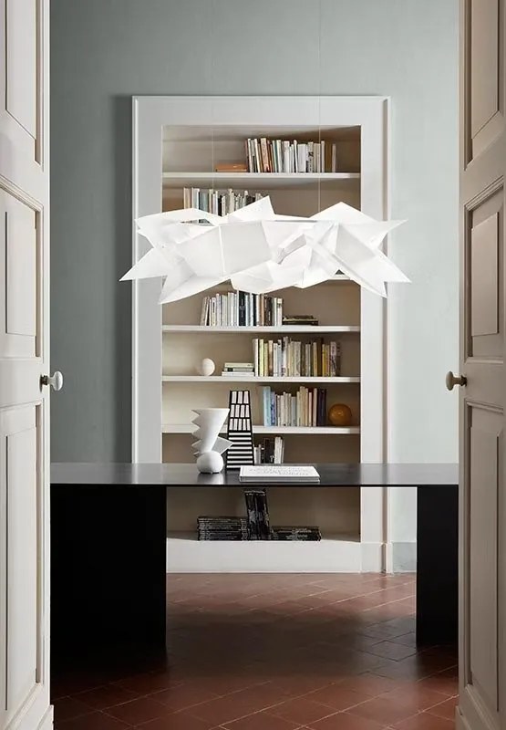 Lustra LED design Art Deco realizata manual Cordoba