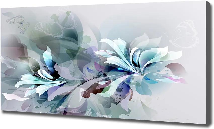 Tablou canvas Flori abstracte