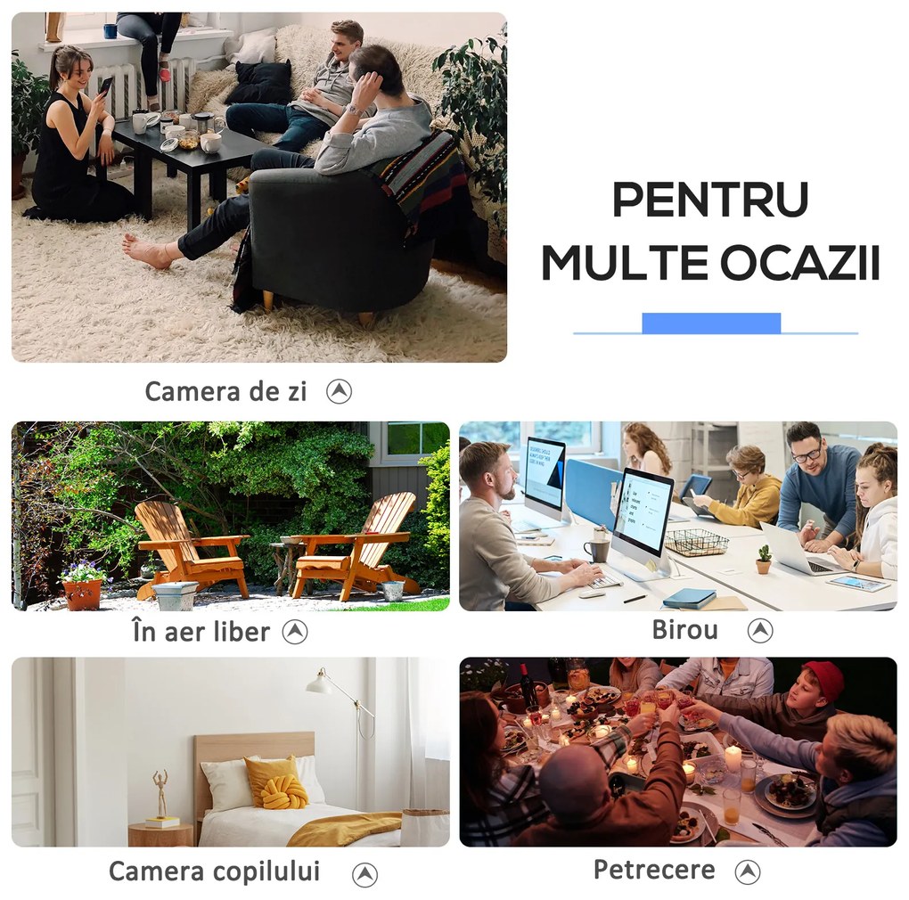 Outsunny Lampă Antițânțari cu Lumină UV pentru Interior și Exterior, Negru | Aosom Romania