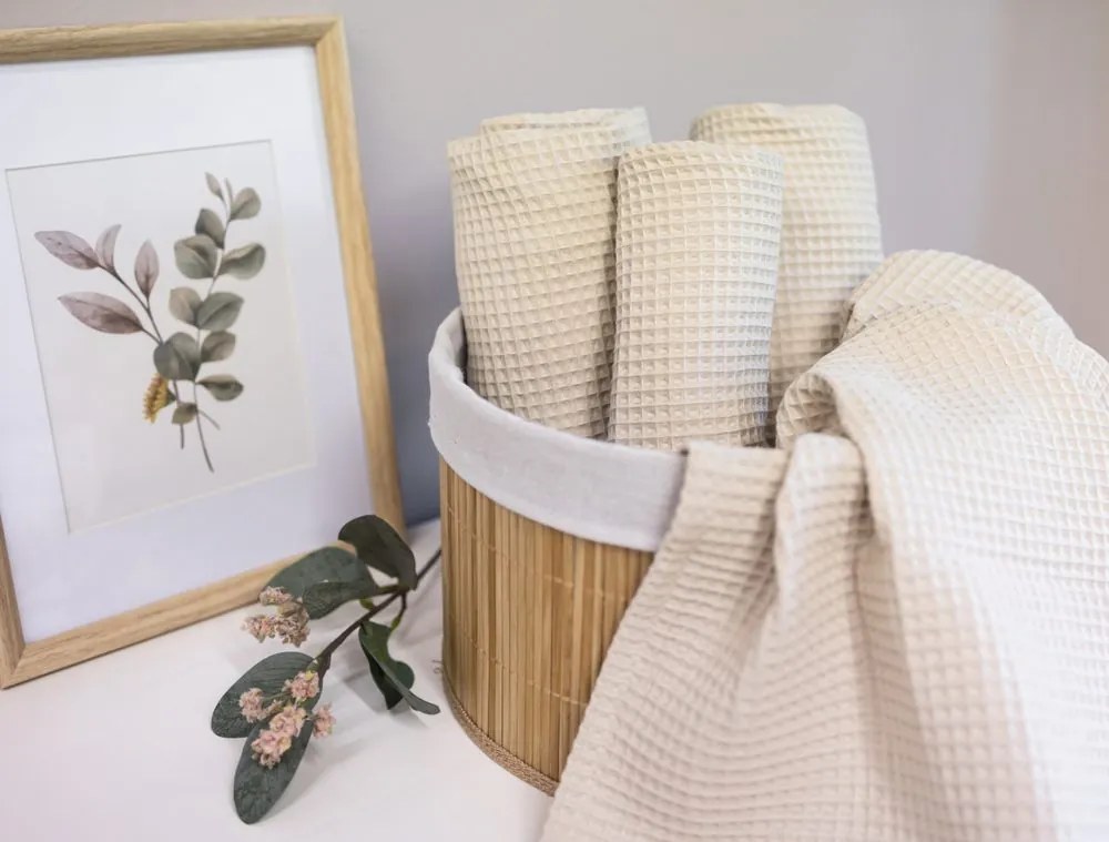 Prosop cu textură waffle