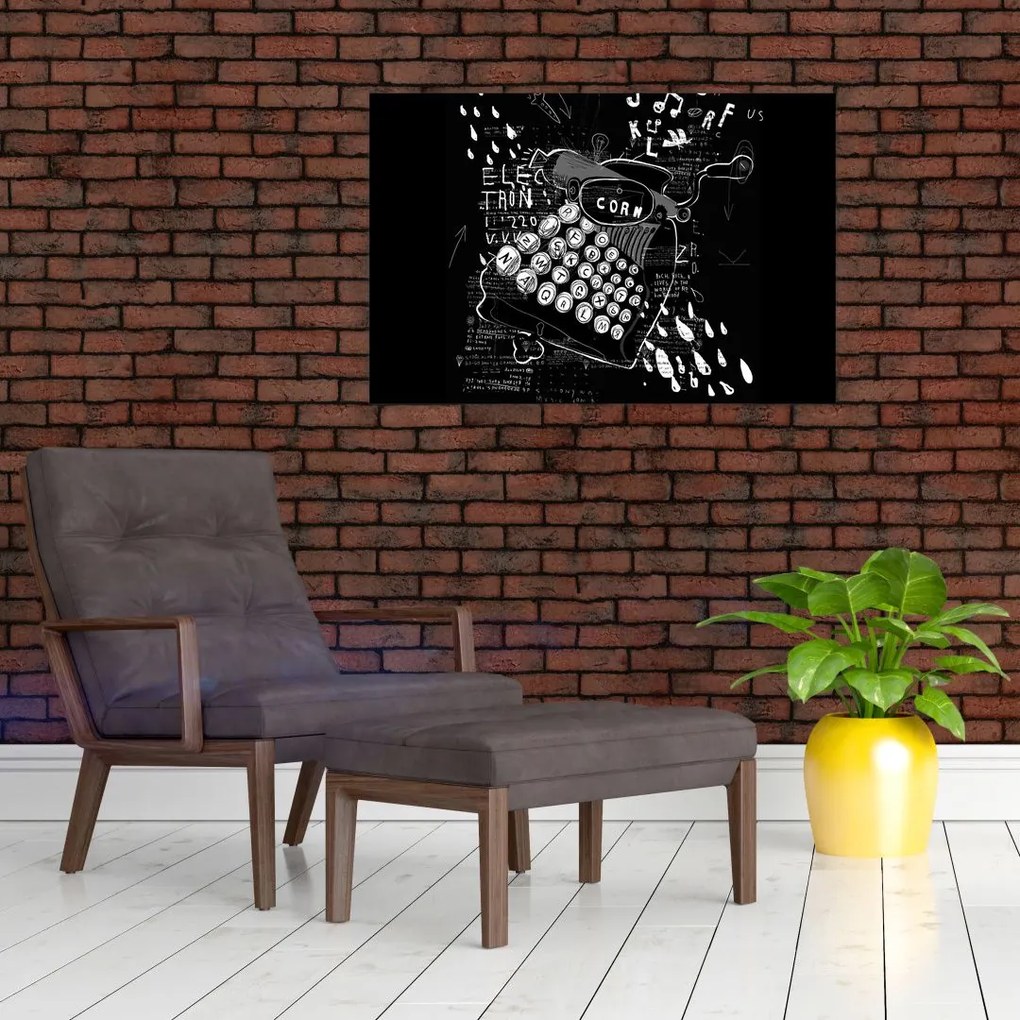 Tablou - Desen în stilul lui Banksy (90x60 cm)