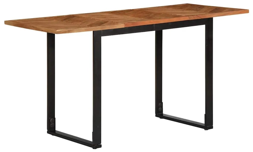 vidaXL Masa de sufragerie 140x70x75 cm din lemn masiv de salcam