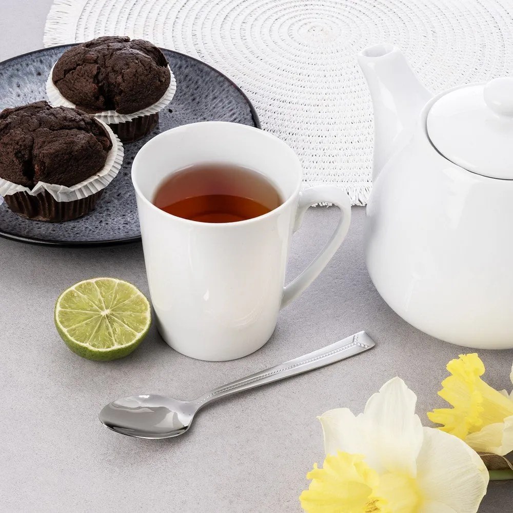 Tacâmuri argintii din oțel inoxidabil 24 buc. Bright – Orion