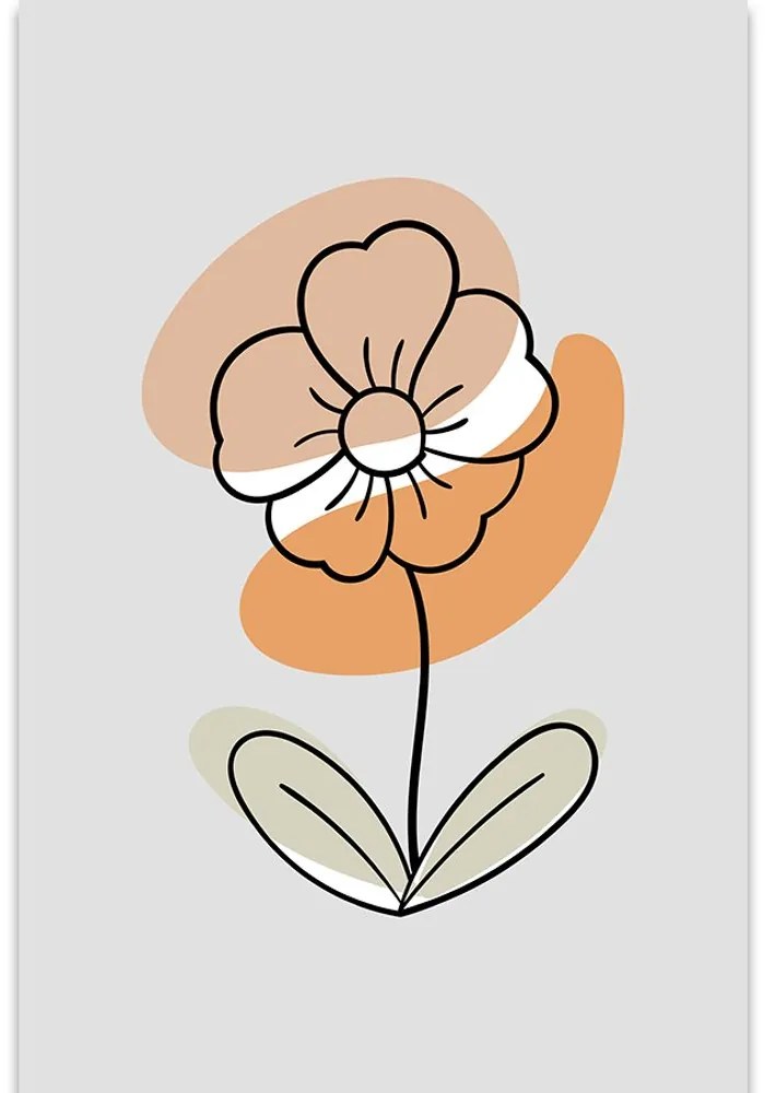 Tablou floare minimalistă No4