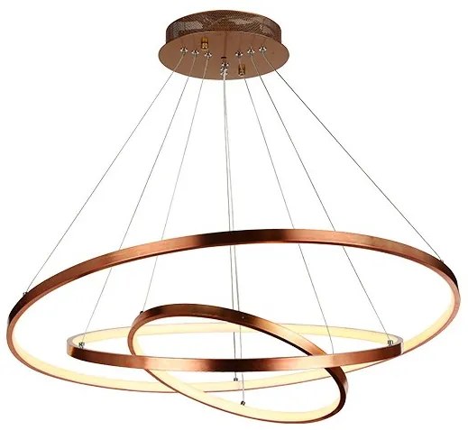 Lustra design modern circular cu 3 inele LED dimabil ROTUNDA