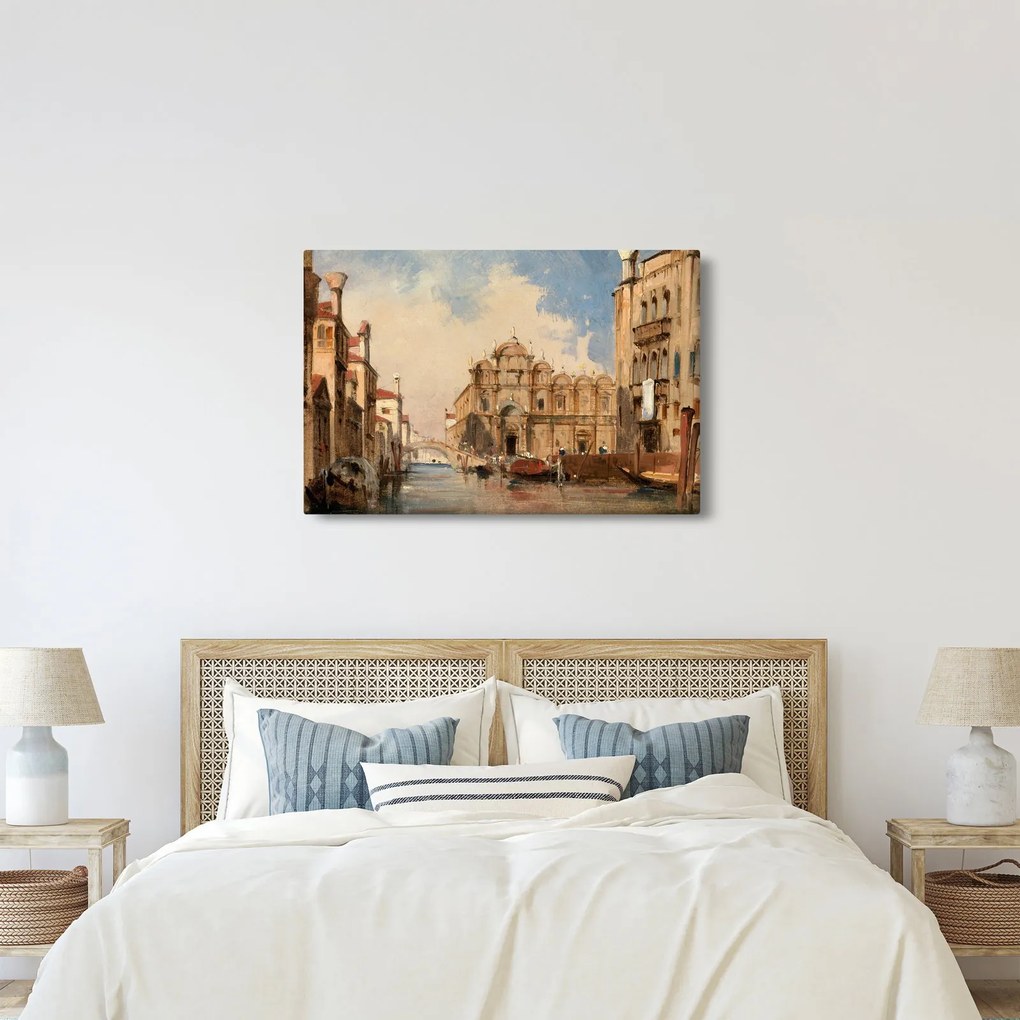 Tablou - Jules-Romain Joyant, The Scuola di San Marco, Venice, reproducere (90x60 cm)