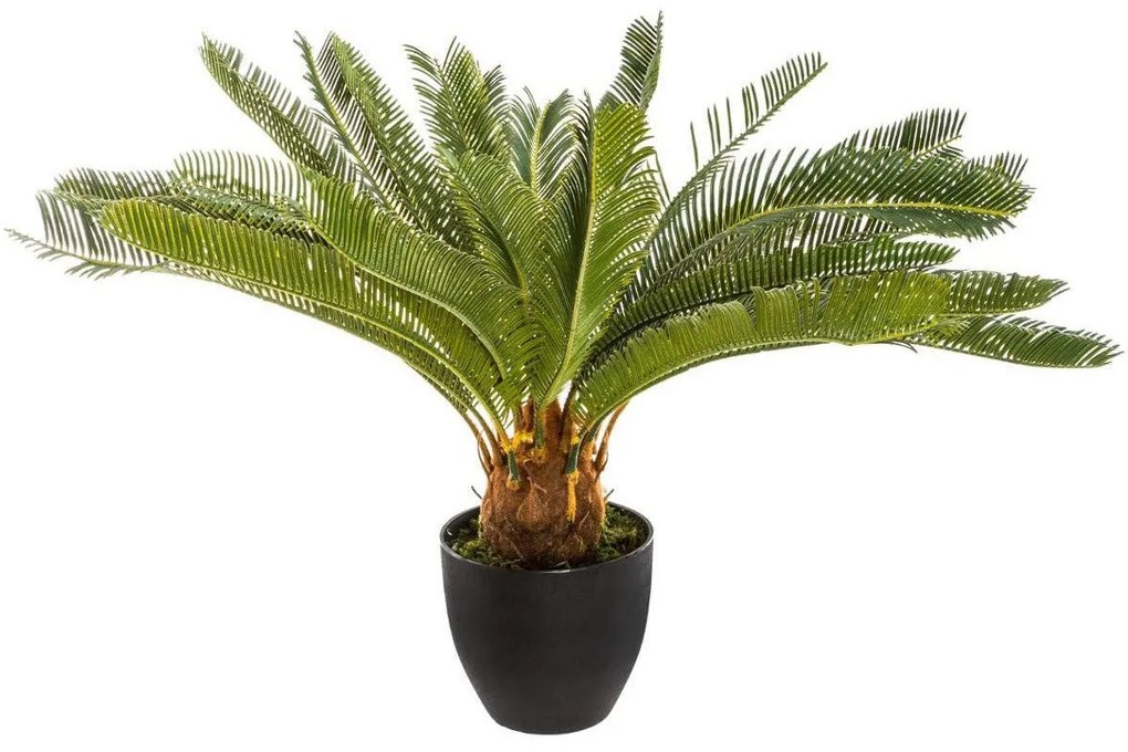 Floare artificiala, Palmier Cycas in ghiveci, 72 cm