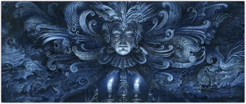 Tablou - Baroc întunecat (120x50 cm)