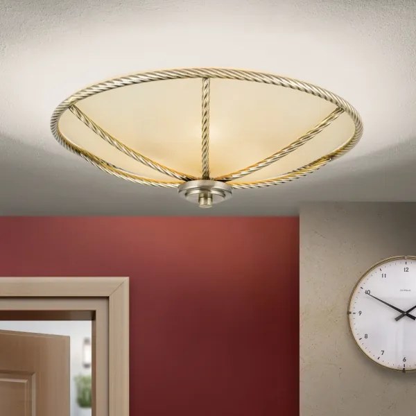 Orion - Plafonieră MAURO 3xE27/60W/230V, Ø 42 cm, bronz