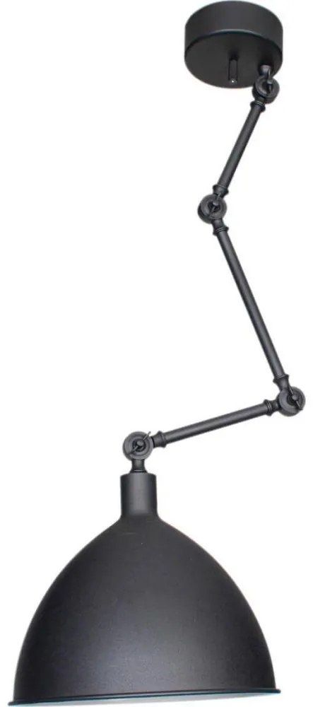 ByRydens 4200930-4007 - Lustră pe tijă BAZAR 1xE27/5W/230V neagră