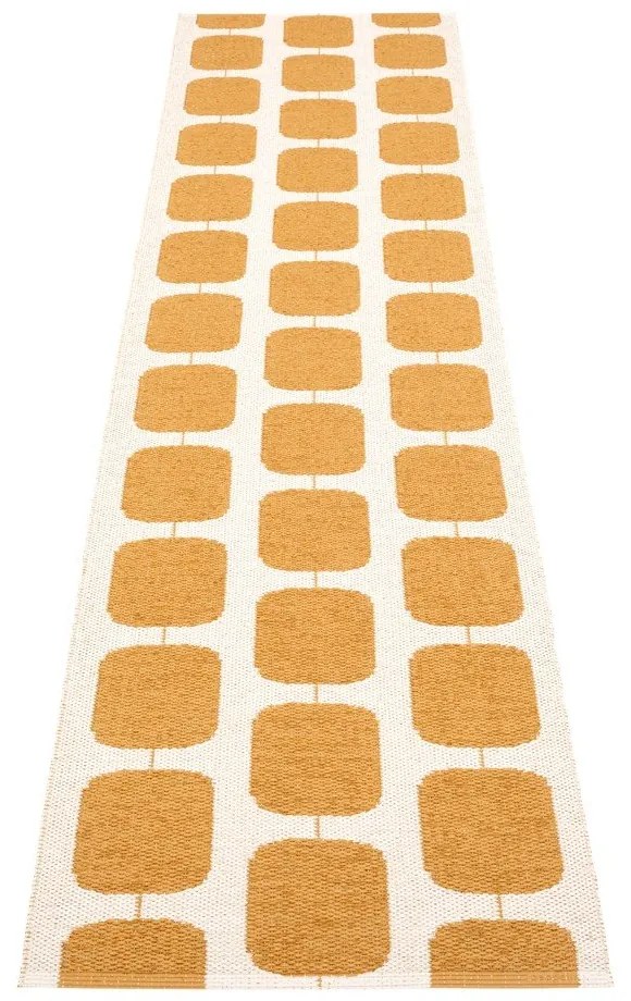 Covor tip traversă pentru interior și exterior galben ocru/crem 70x300 cm Sten Ochre – Pappelina