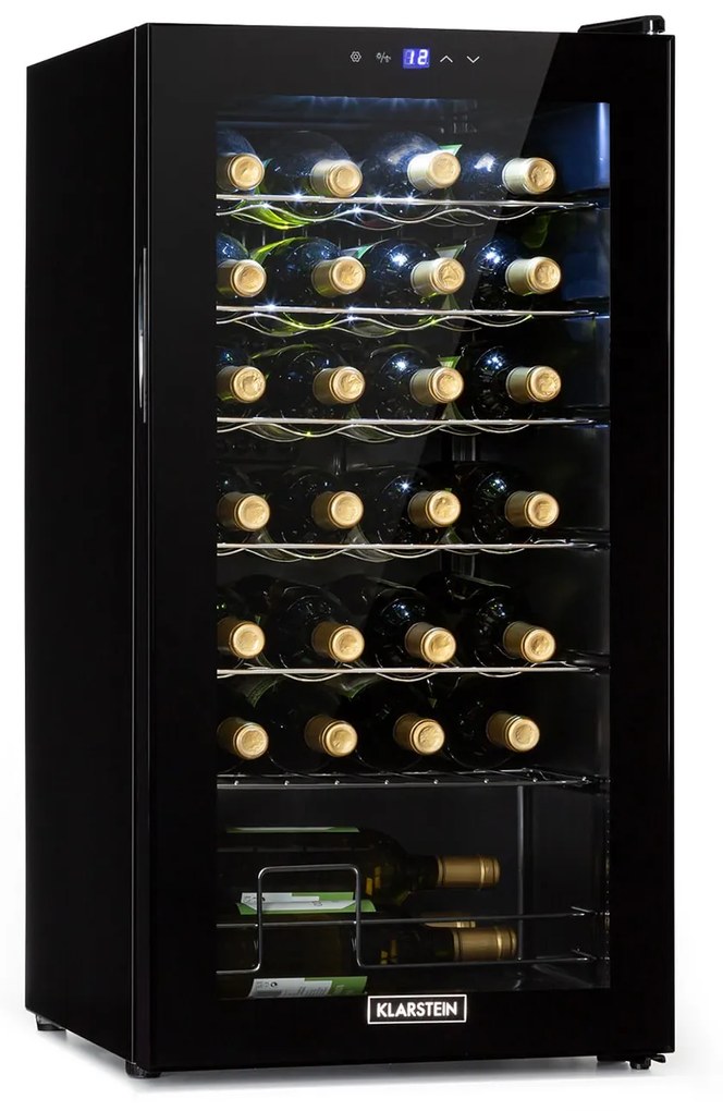 Shiraz 28 Uno, frigider pentru vin, 74 litri, 28 sticle, panou de control tactil, 5-18°C