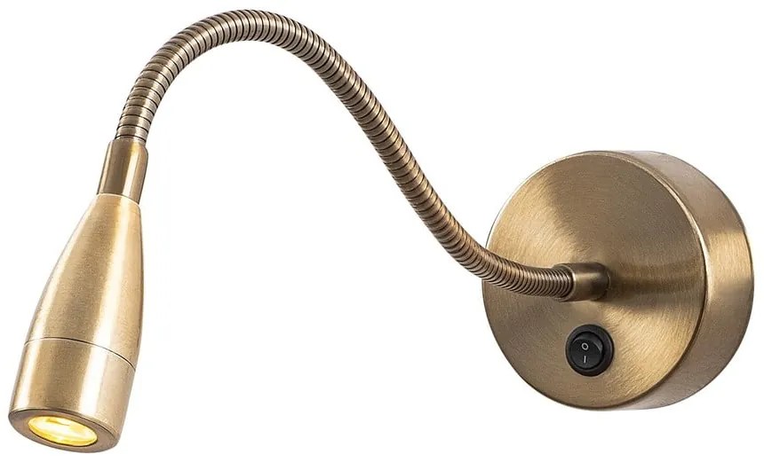 Aplică de perete aurie LED Reading – Opviq lights