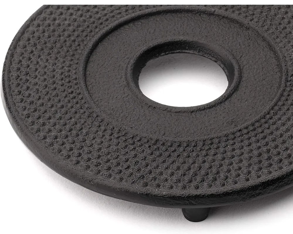 Suport din fontă pentru ceainic Bredemeijer Jing, ⌀ 13,4 cm, negru