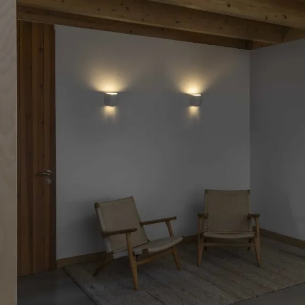 Aplică FARO 63429 KAPPU 1xE14/7W/230V 25x15 cm alb