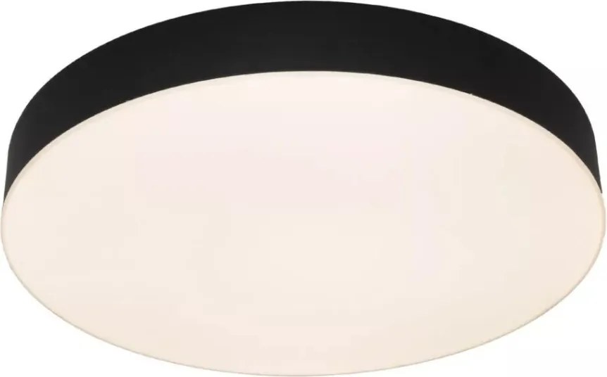 Plafoniera LED baie cu protectie IP44, Plastic, Negru, Lumos 30cm