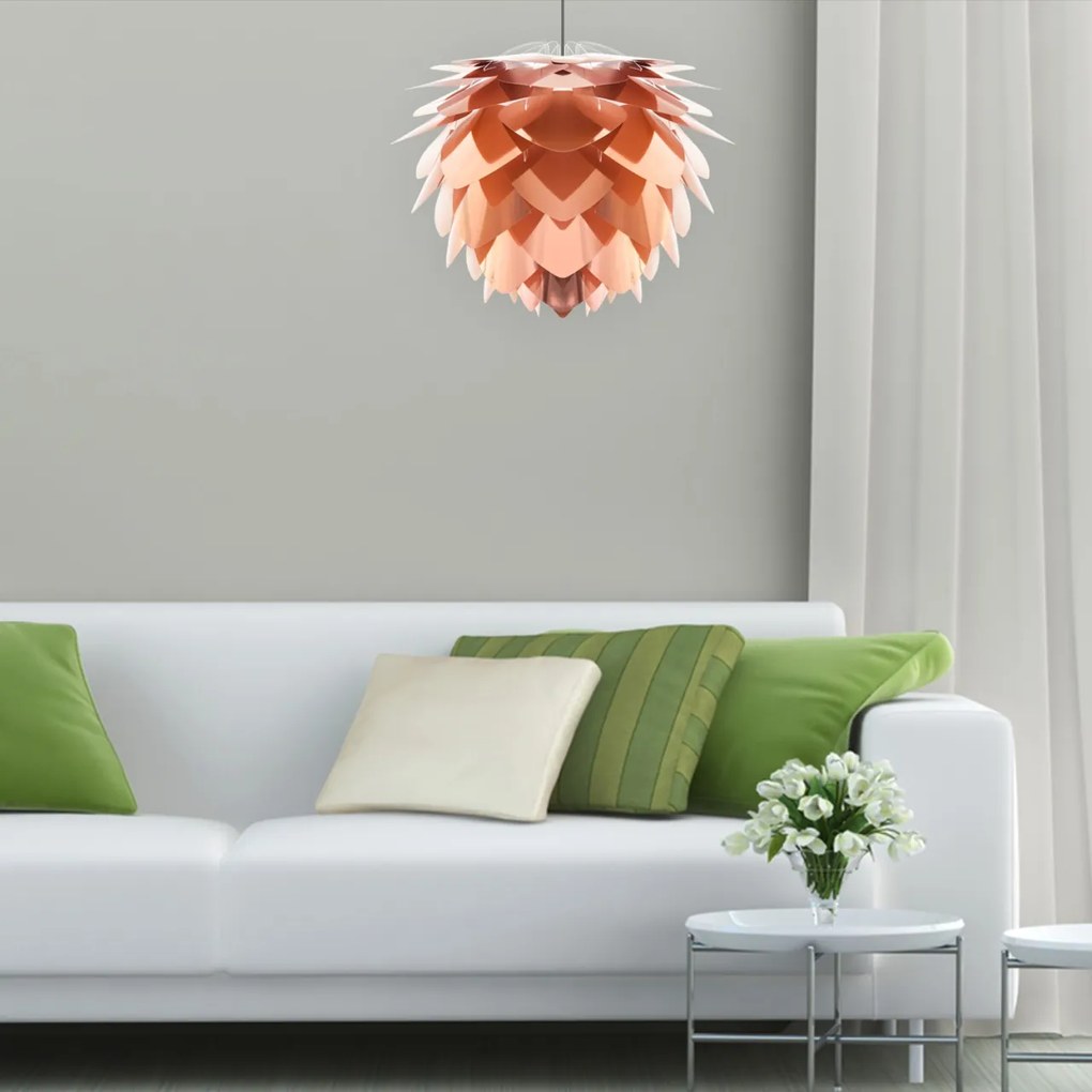 Abajur modern Silvia medium 50cm, cupru