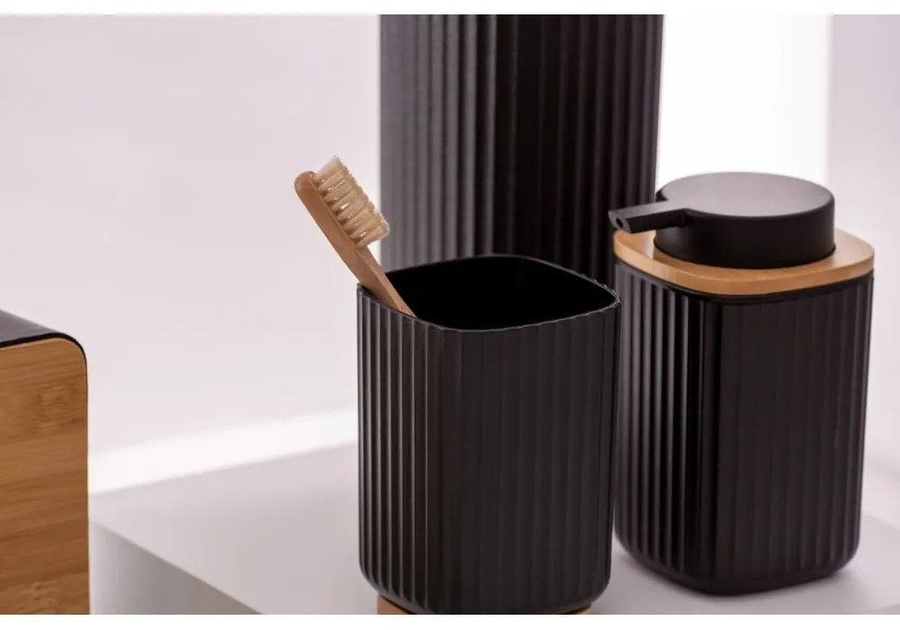 Dozator / dispenser săpun Wenko Rotello, negru