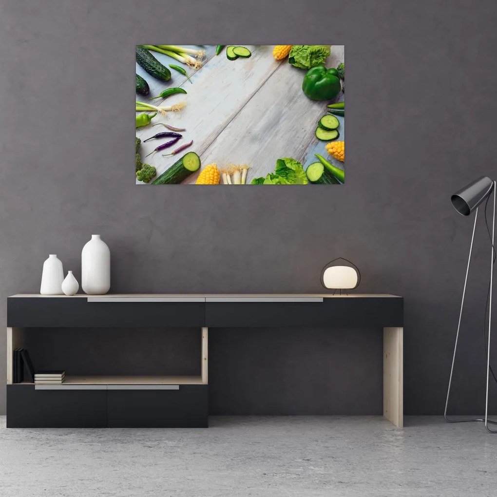Tablou legumele (90x60 cm)