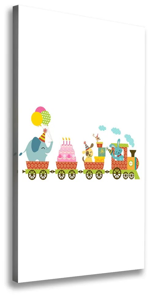 Imprimare tablou canvas Tren vesel
