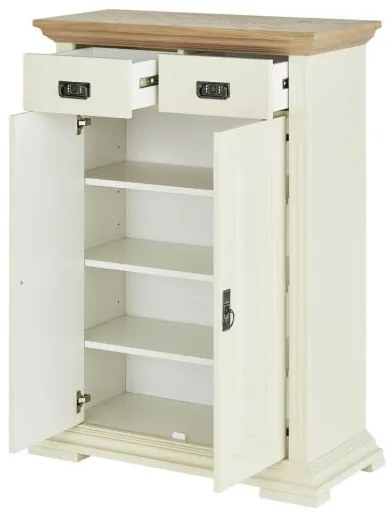 Comoda Cu 2 Usi Si 2 Sertare Cremona, 87 Cm