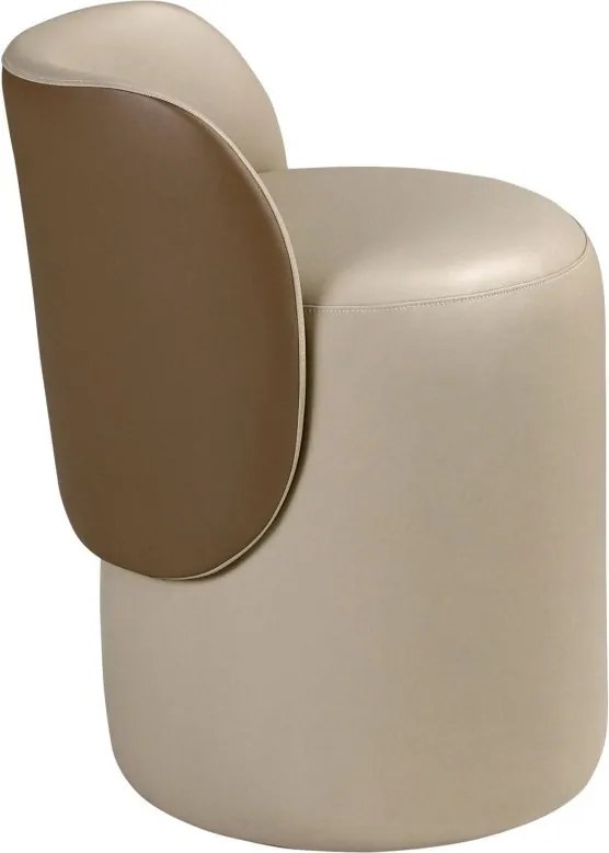 Taburete modern LUX piele sintetica Mink si Maro