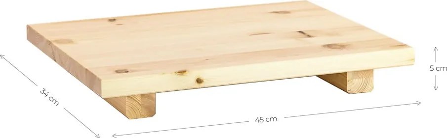 Noptiere în culoare naturală 2 buc. Dock – Karup Design