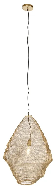 Lampă suspendată orientală aurie 60 cm - Nidum