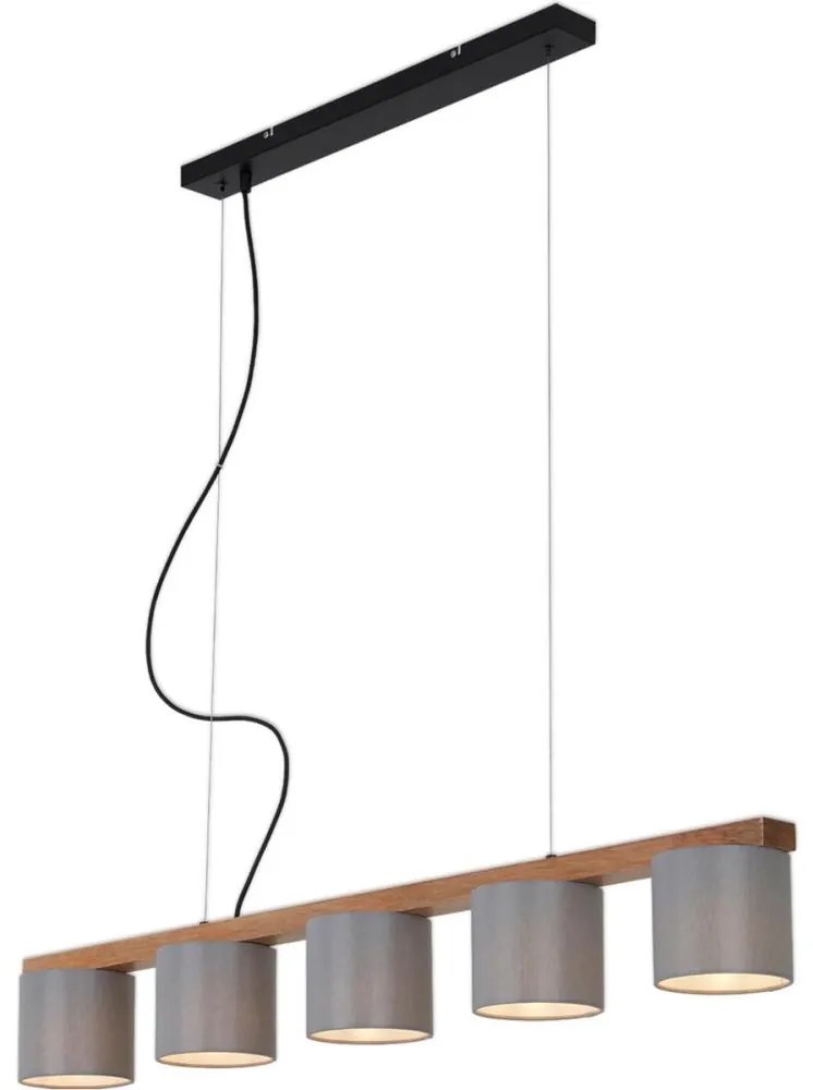 Briloner 4075-054 - Lustră suspendată pe cablu 5xE14/25W/230V