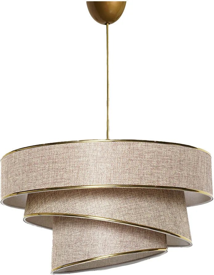 Lustra Couper - Beige, Gold, Soclu E27, Max. 45 - 60W