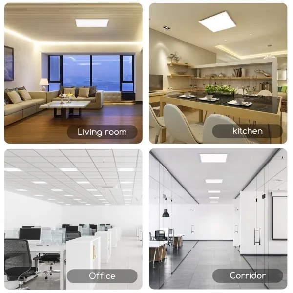 Panou LED încastrat Aigostar LED/40W/230V 3000K/4000K/6500K 60x60cm alb