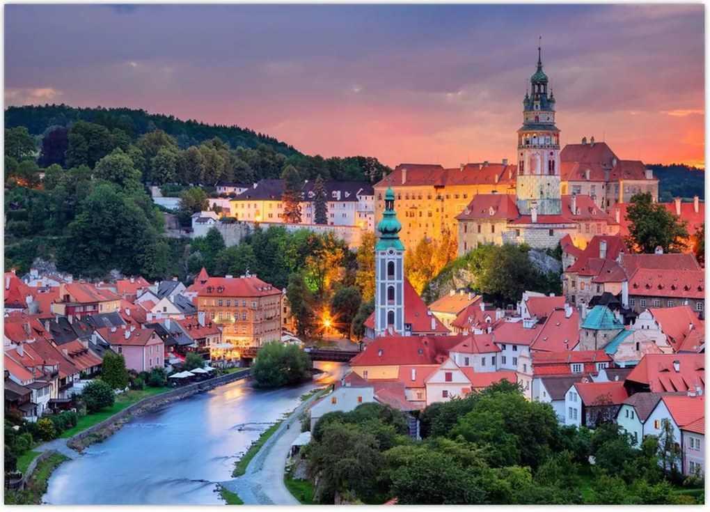 Tablou - Český Krumlov (70x50 cm)