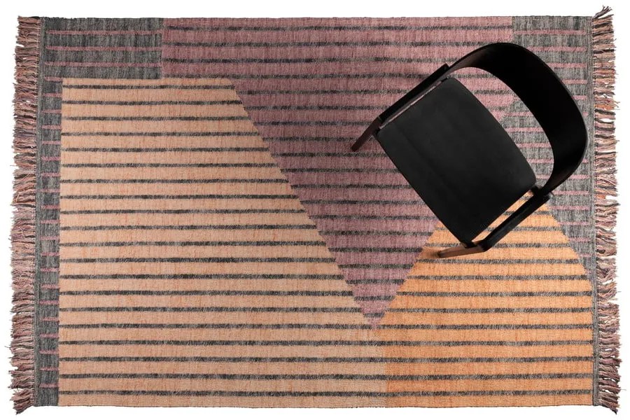 Covor roz/piersică din bumbac 160x230 cm Hampton – Dutchbone