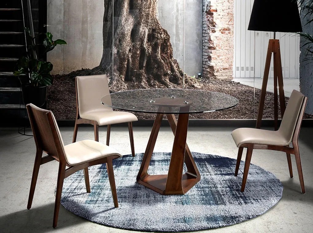 Scaun elegant design italian Wood AC 4070-CH1511