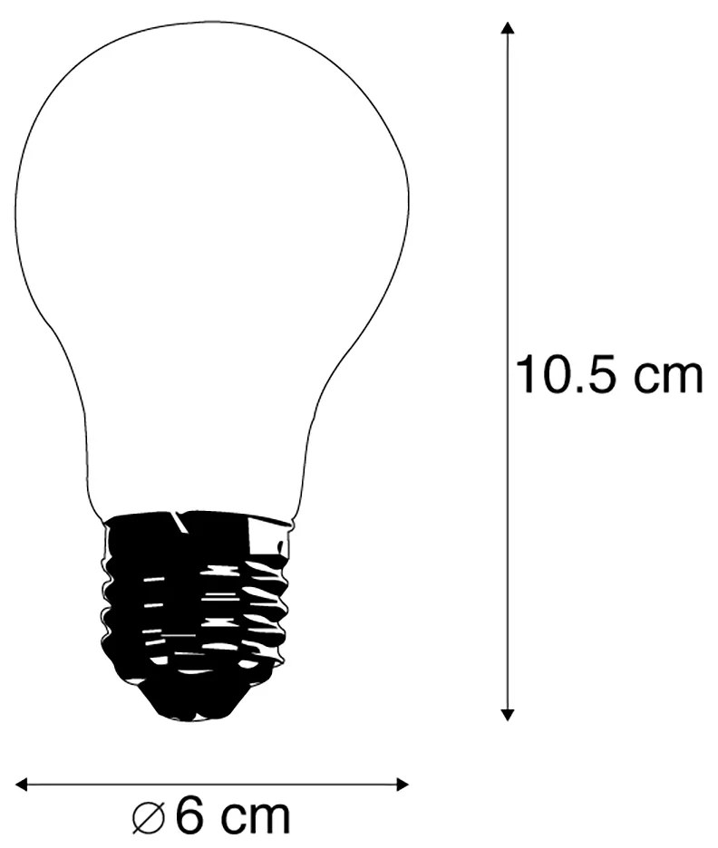 Set de 5 Becuri LED E27 A60 Clare 6W 630 lm 2200K