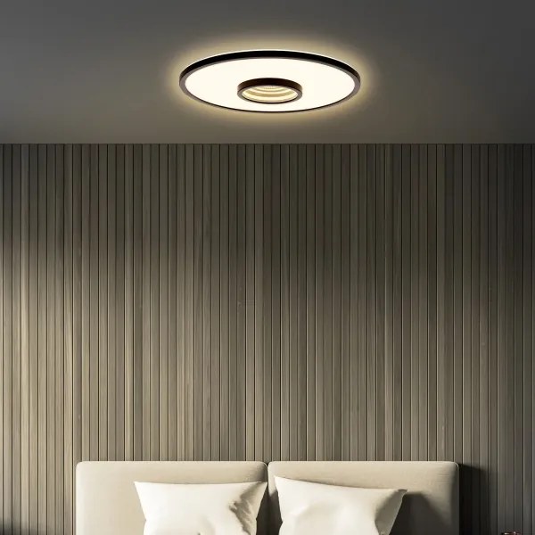 Briloner 3847015 - Plafonieră LED TORO LED/18W/230V Ø 42 cm negru