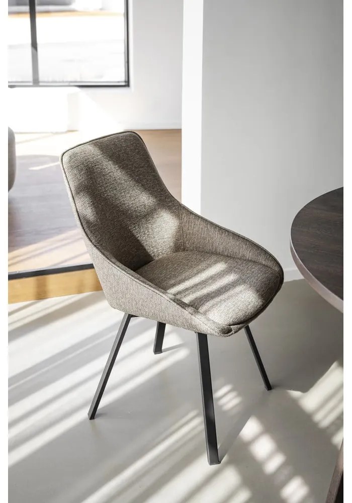 Scaune de dining bej 2 buc. Alison – Rowico