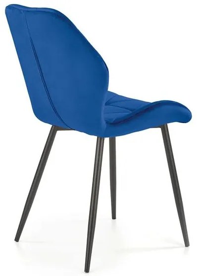 Scaun K453 velvet bleumarin