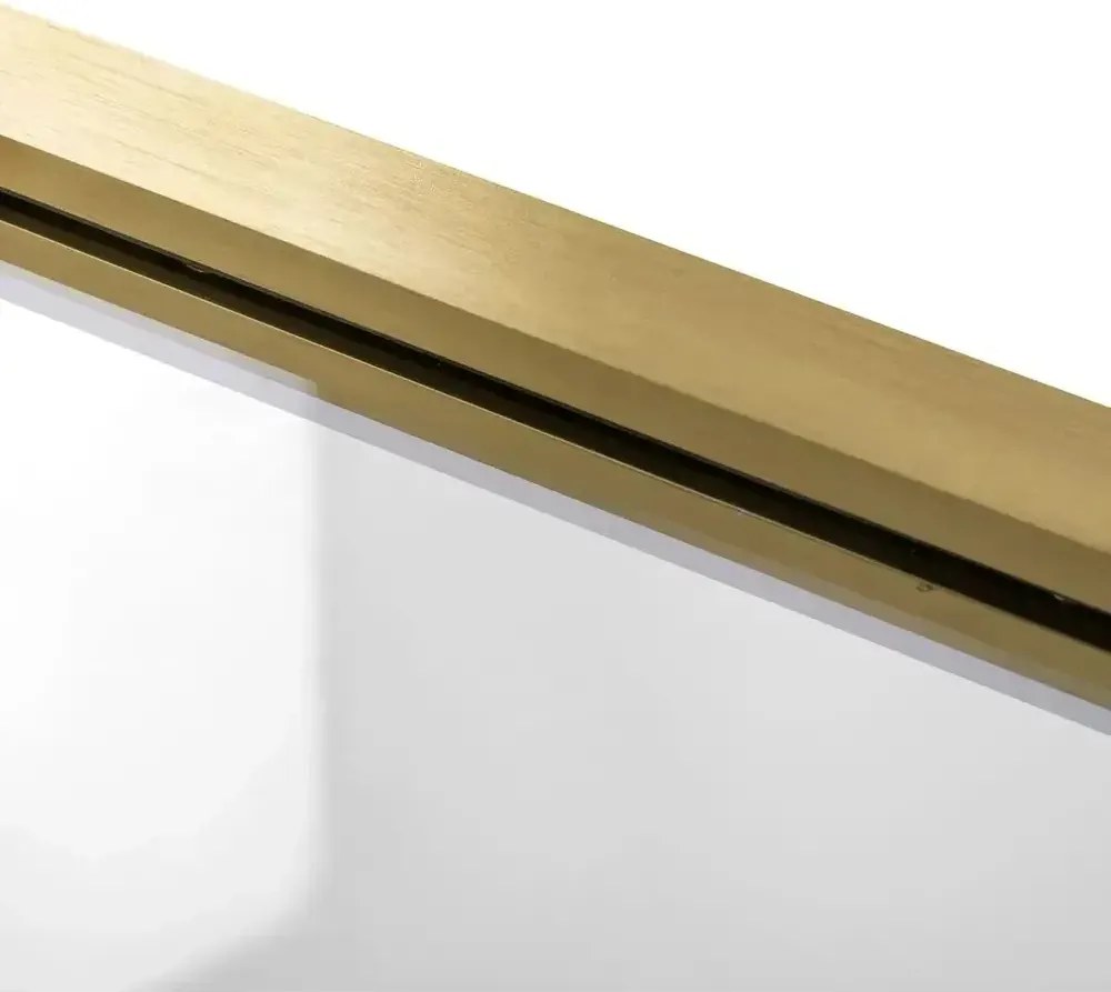 Cabina de dus Rea Atlas deschidere pe stanga 90x90 cm auriu periat