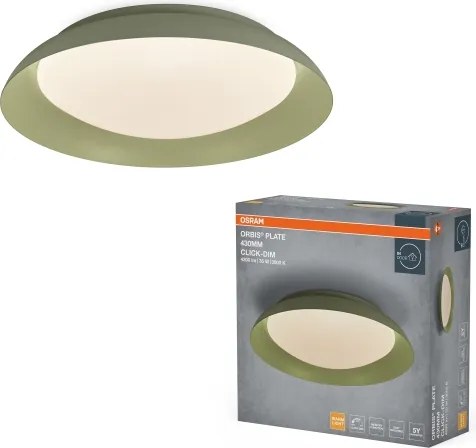 Osram -LED Lampă de tavan dimabilă PLATE LED/35W/230V Ø 43 cm verde