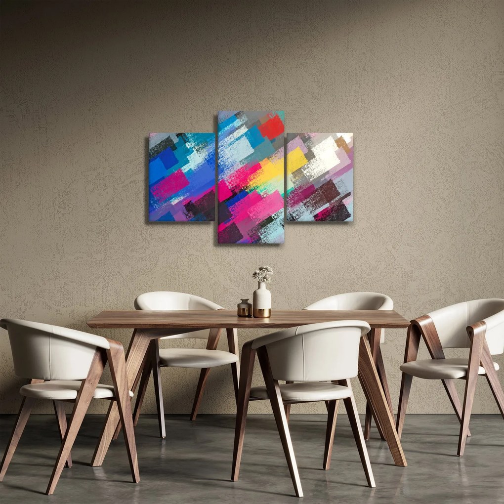 Tablou - Dungi colorate cu pensula (90x60 cm)
