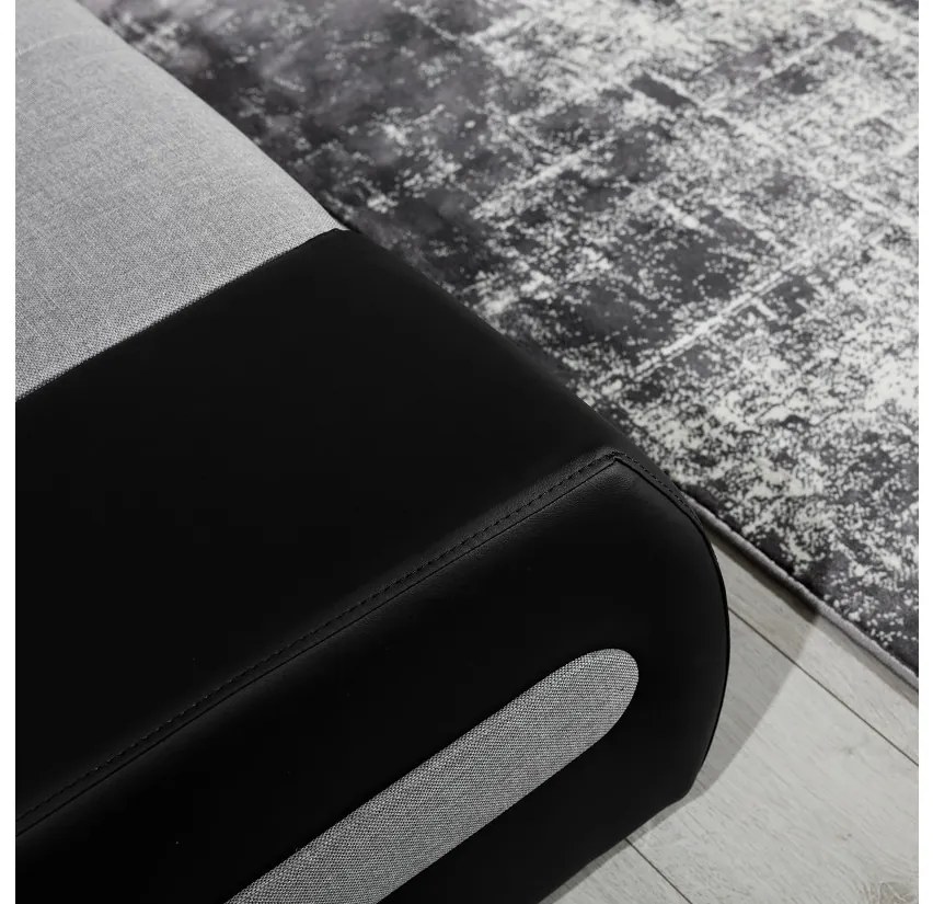 Supermobel Colțar extensibil OTTAVIO, 275x85x180, sawana 14/soft 17, colţ stânga