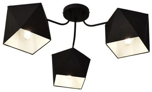 Lustra ADAMANT 3xE27/15W/230V negru