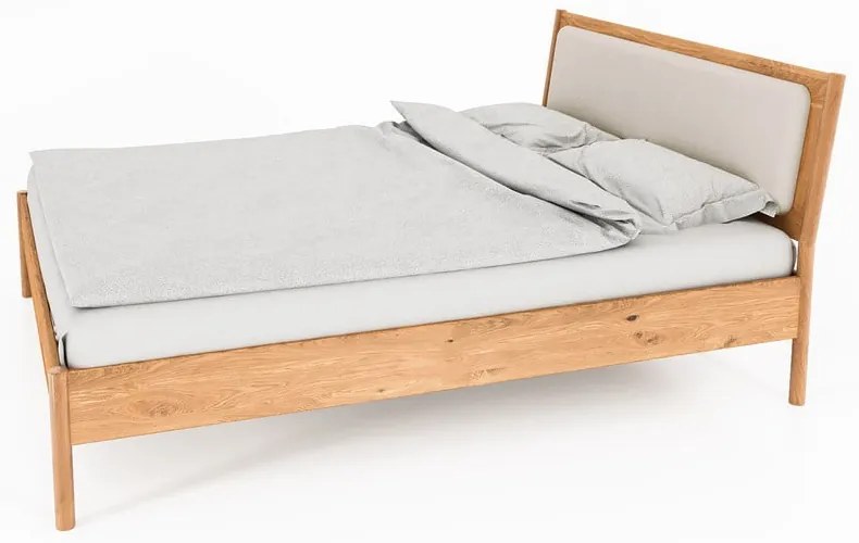 Pat din lemn de stejar 90x200 cm Pola – The Beds